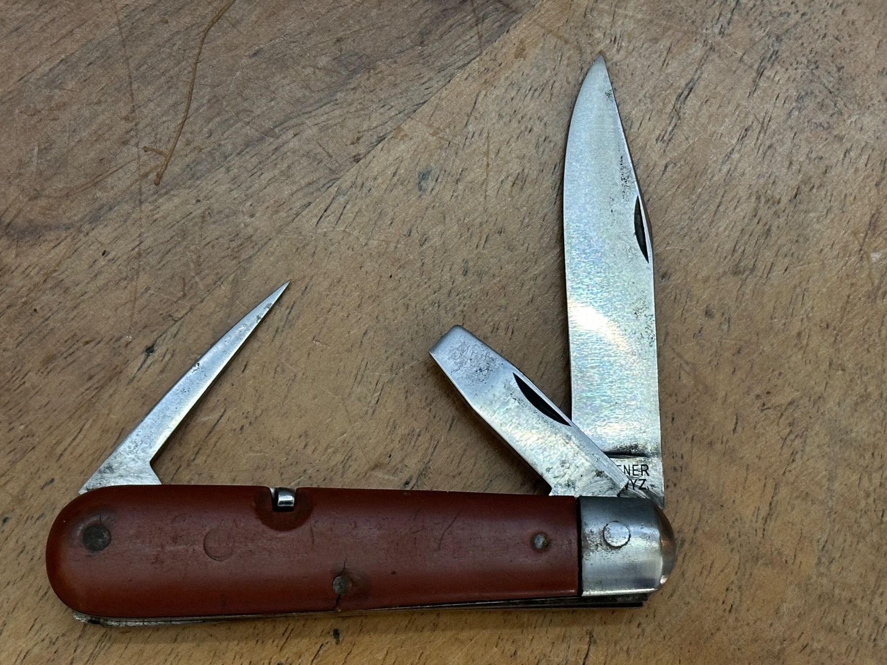 Schweizer Armee Taschenmesser: Elsener - Schweizer Soldatenmesser Modell 1908 – Gebraucht aus Otelfingen von Yossi-68 8
