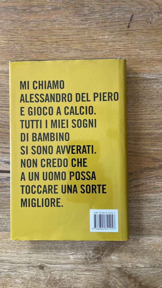 Bücher: Alessandro Del Piero "Giochiamo Ancora" – Gebraucht aus Silvaplana von Cassano7 1