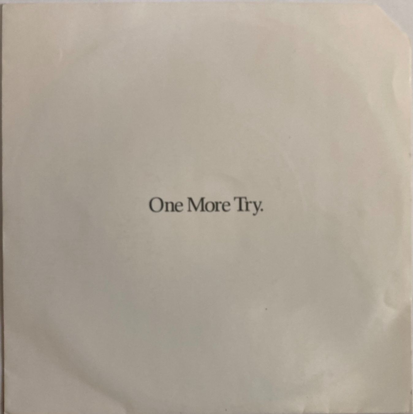Schallplatten: GEORGE MICHAEL - ONE MORE TRY – Gebraucht aus Poliez-Pittet von Newtown-Records