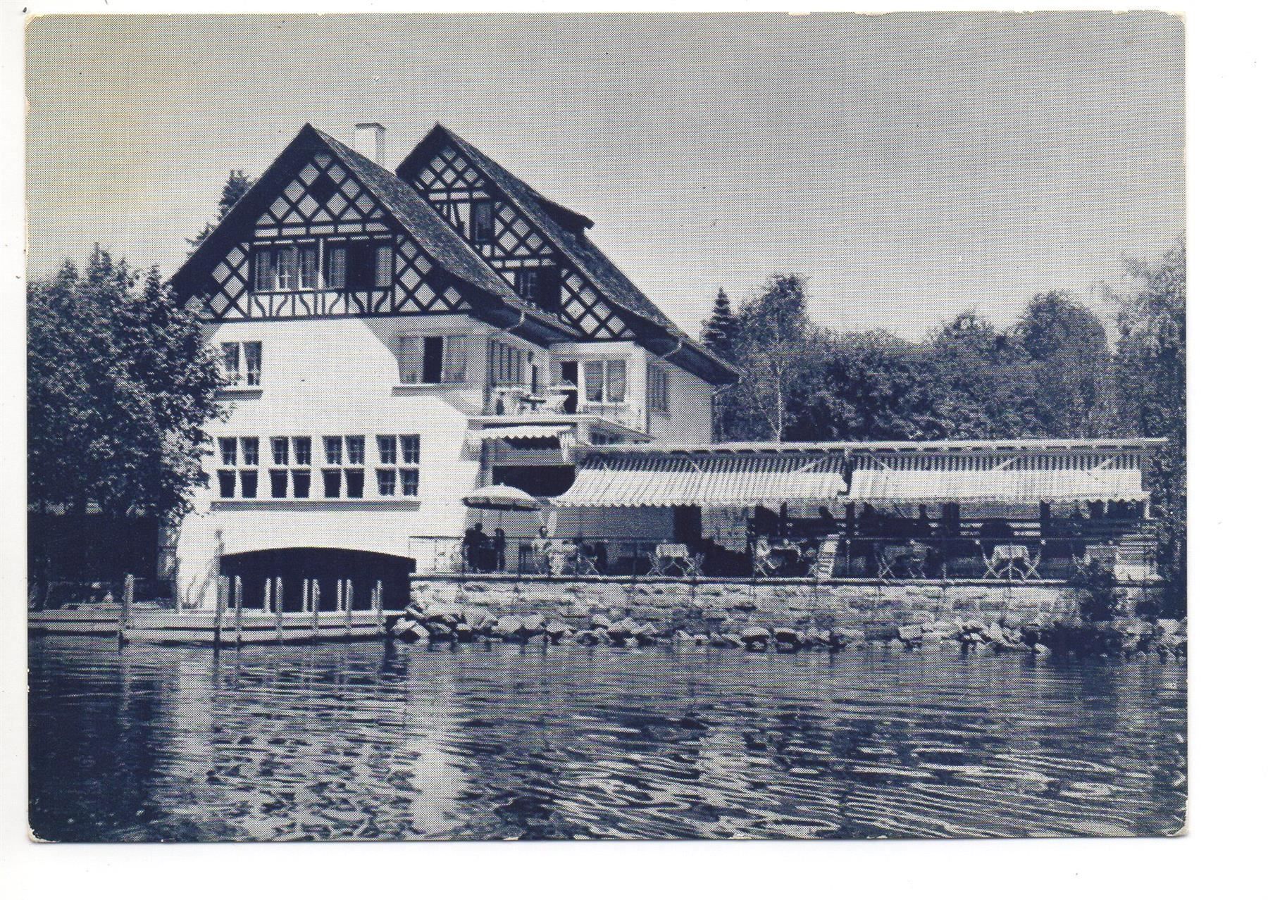 Cartoline postali: STÄFA Restaurant Seehus - Fam. A. Bernhard – Usato da Jona venduto da philajona