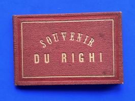 Dikenmann Souvenir du Righi Leporello um 1890 m 10 Ansichten