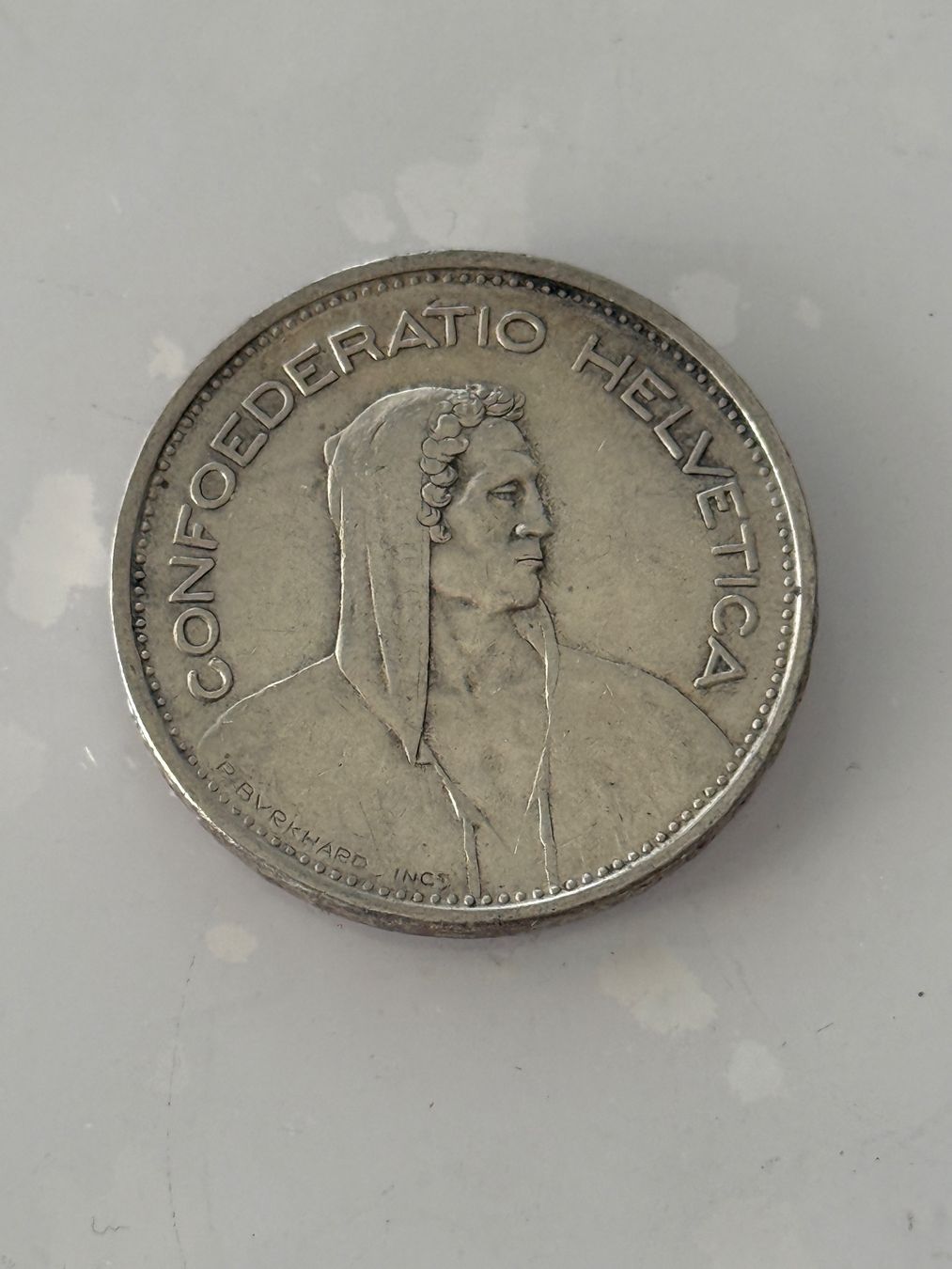 Tutti le monete: 5 Franken 1949  Rar – Usato da Wallisellen venduto da SWISS_SILVER1