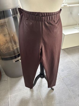 Braune Lackleggins, Gr. S guter Zustand