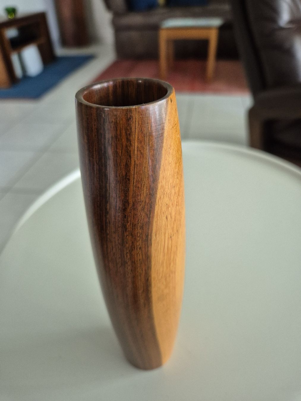 Vasen & Gefässe: Palosantoholz Vase 60er Vintage – Gebraucht aus Hausen AG von Menzian 4
