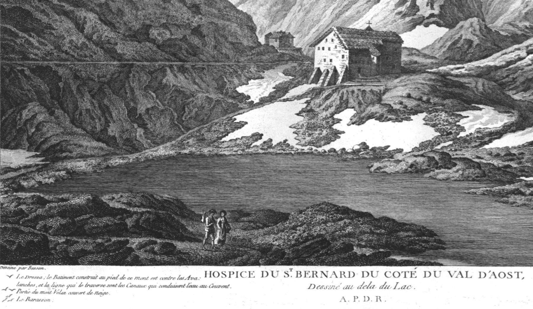 Incisioni: St. Bernhard Originalkupferstich 1780 – Usato da Rafz venduto da Helvet32 1