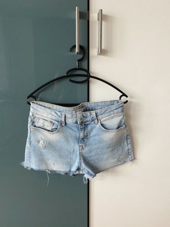 Zara Damen Jean Short