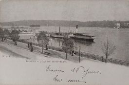 GENÈVE  -  Quai du Mont-Blanc  -  Vapeurs  - Dampfschiff