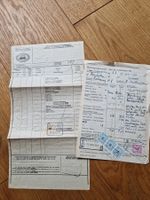 Frachtbrief Eisenbahnmarke (SBB Bahnhpost Cargo Stempel)