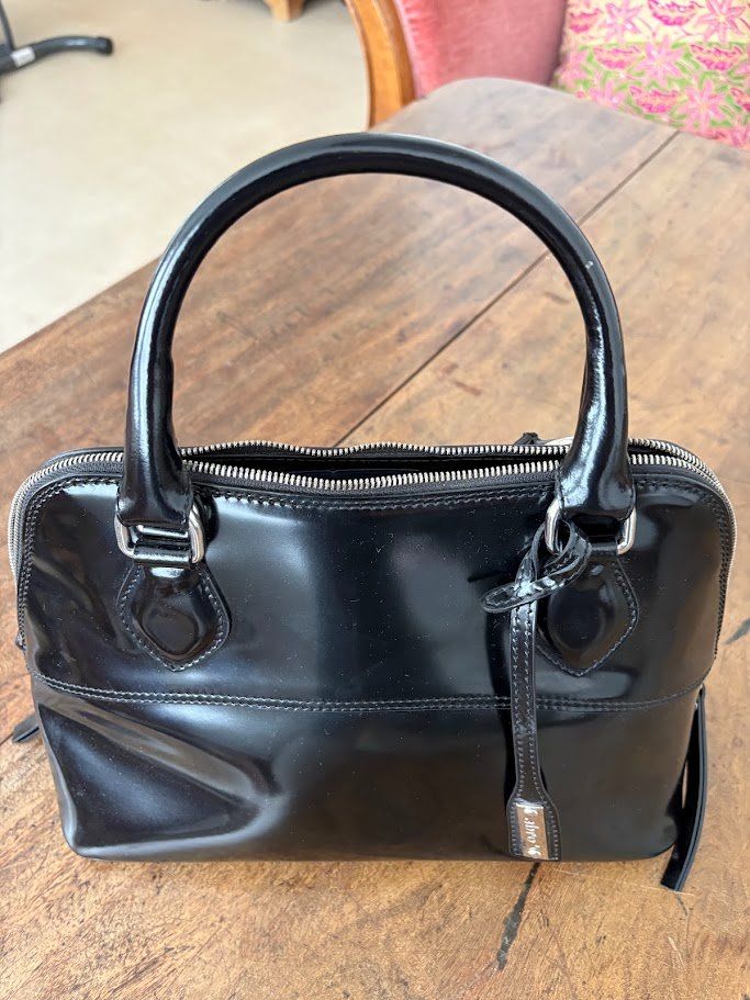 Abro Borse da donna: Damen Handtasche ABRO Leder schwarz lackiert – Usato da Altdorf UR venduto da Regulo