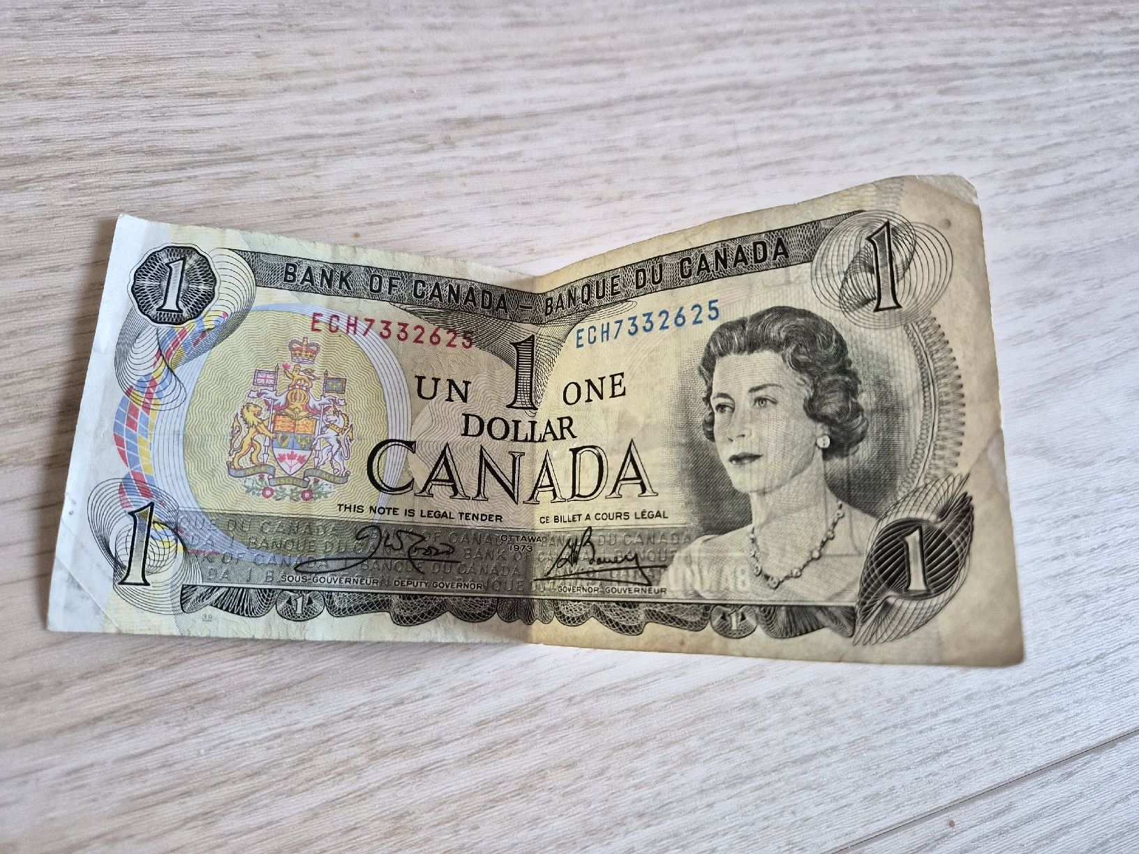 Banconote: Billet de 1$ Canadien 1973 – Usato da La Joux FR venduto da car_ck96