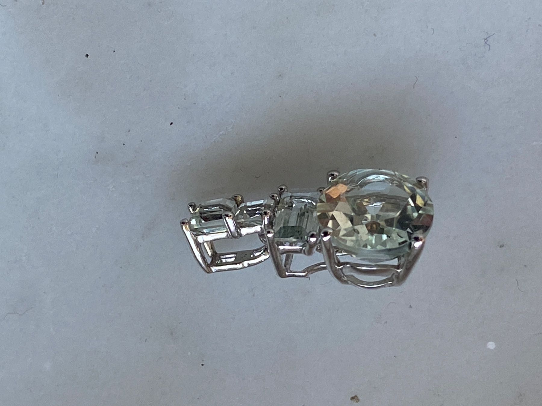 Ciondoli: Gold Anhänger amethyst hell grün – Nuovo (secondo la descrizione) da Liestal venduto da marieugenia 4
