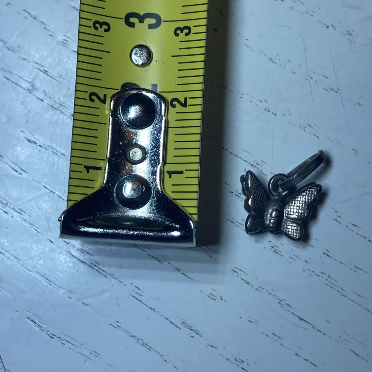 Anhänger: Silver Butterfly Charm Pendant Small Used Condition – Gebraucht aus Zürich von sele_x