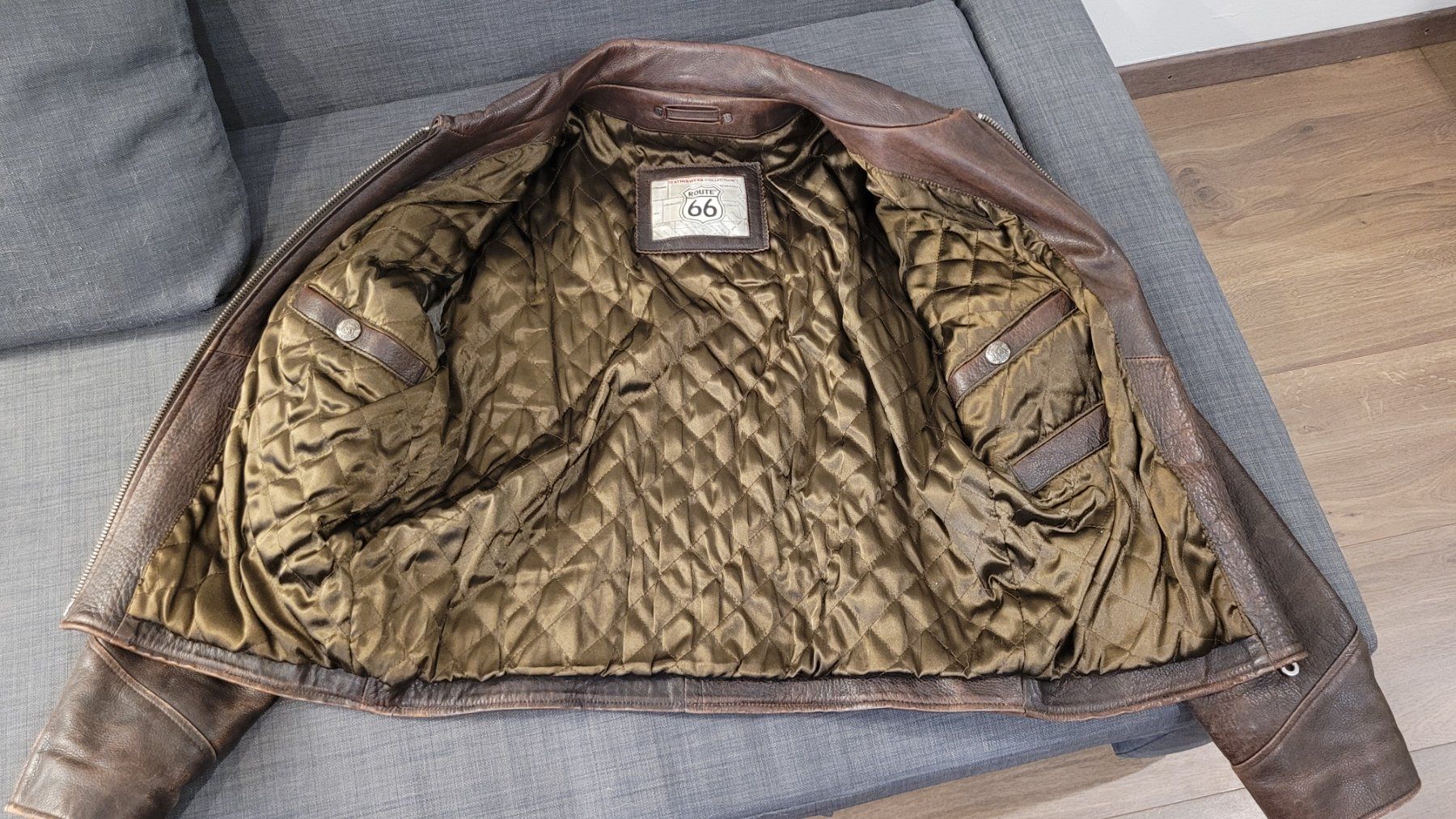 Giacche: Route 66 Lederjacke / Biker / Caferacer Grösse L – Usato da Emmen venduto da Boeneler 6