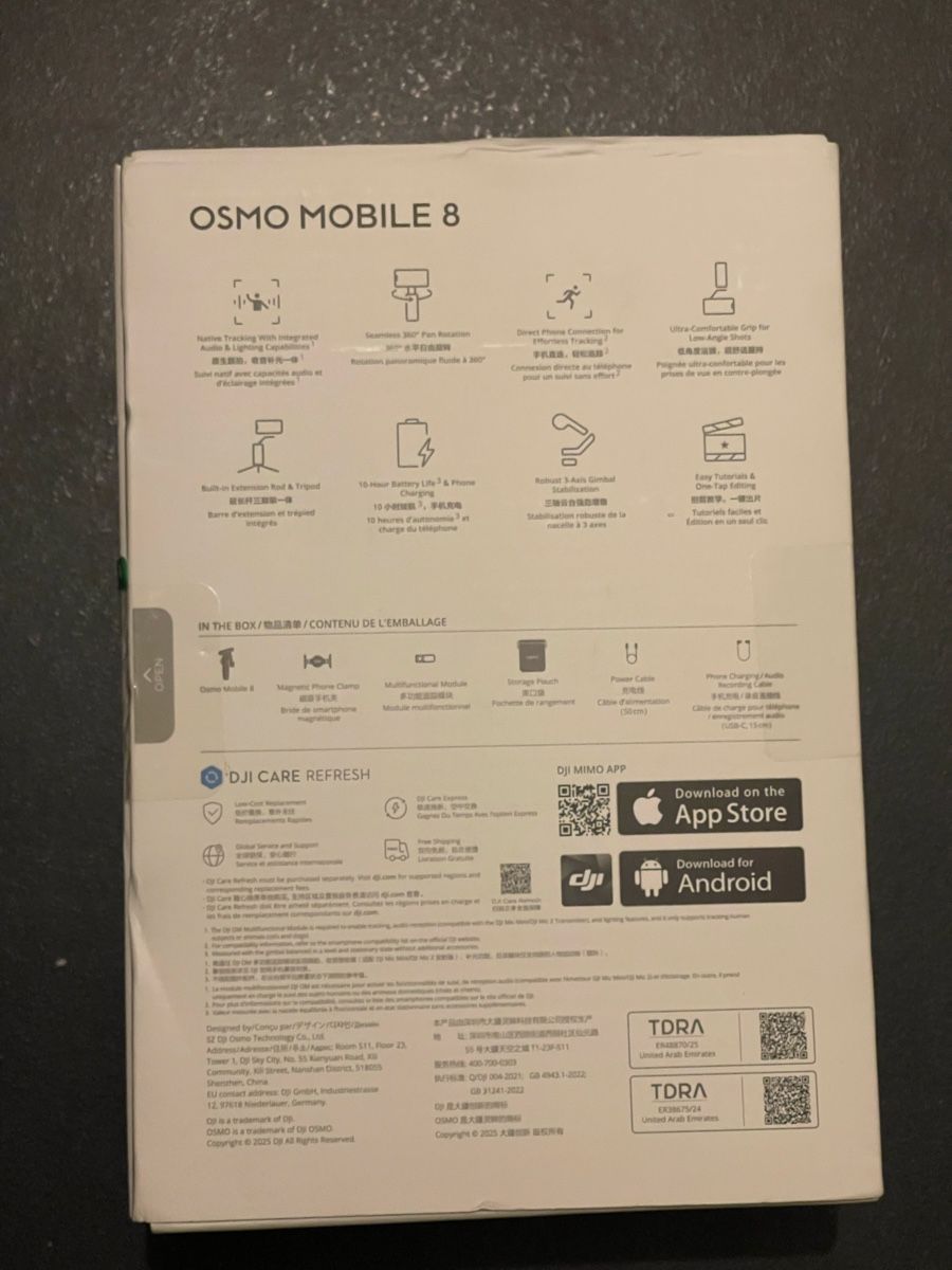 Action Cam: DJI Osmo Mobile 8 Advanced Combo NEW – Nuovo e nell'imballaggio originale da Thônex venduto da man_78rt 2