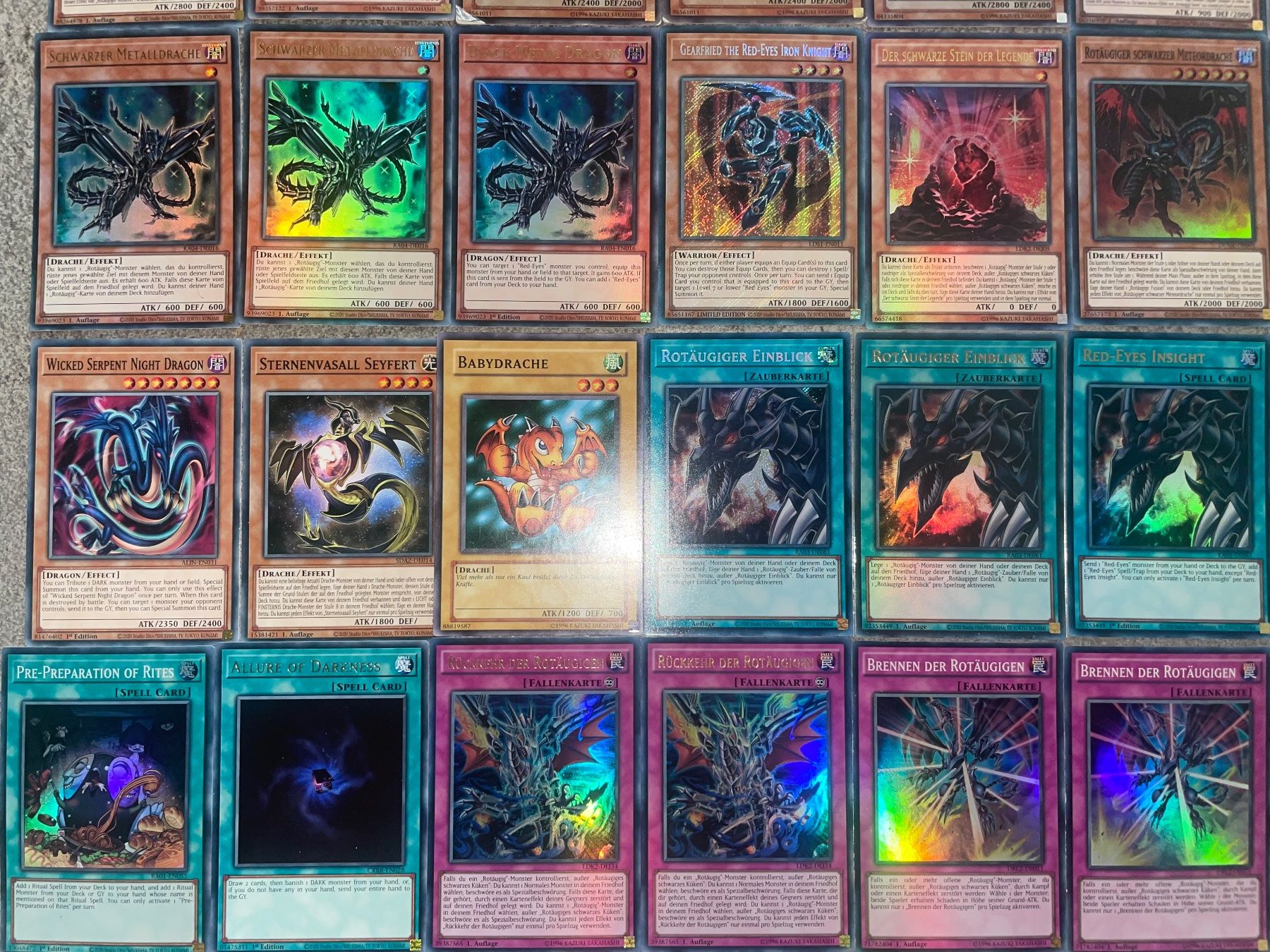 Yugioh Carte collezionabili: YuGiOh Rotäugiger schwarzer Drache Deck! – Nuovo (secondo la descrizione) da Altstätten SG venduto da ChangeMaker 3