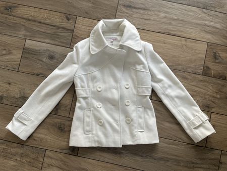 Weisser Tally Weijl Wintermantel, Gr. M - Zeitlos!