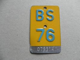 Mofanummer Mofa Nummer BS 76 Baselstadt 1976 Töffli Geschenk