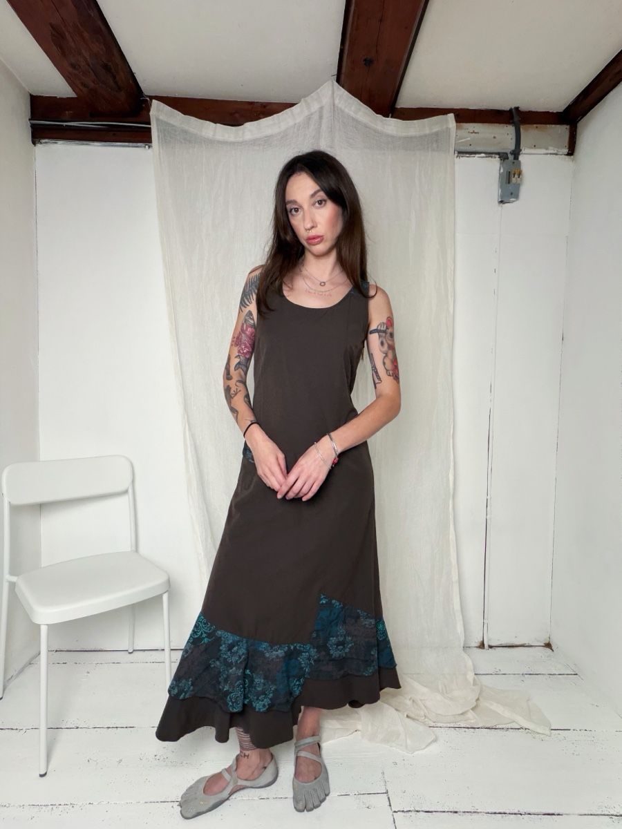 La Redoute Kleider: La Redoute Dress Brown Size 38 – Gebraucht aus Knonau von Grapesvintage