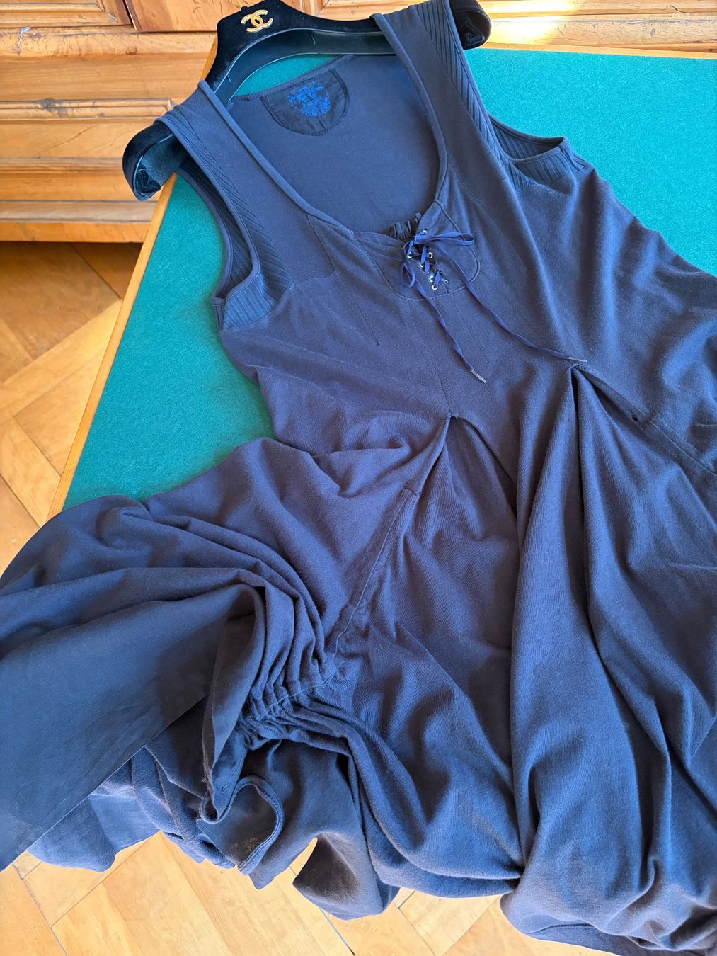Girbaud Vestiti: Vintage Marithé & François Girbaud Kleid aus Marine Baumwole – Usato da Interlaken venduto da Bona55 9
