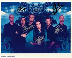 Original Autogramme Within Temptation (RAR)
