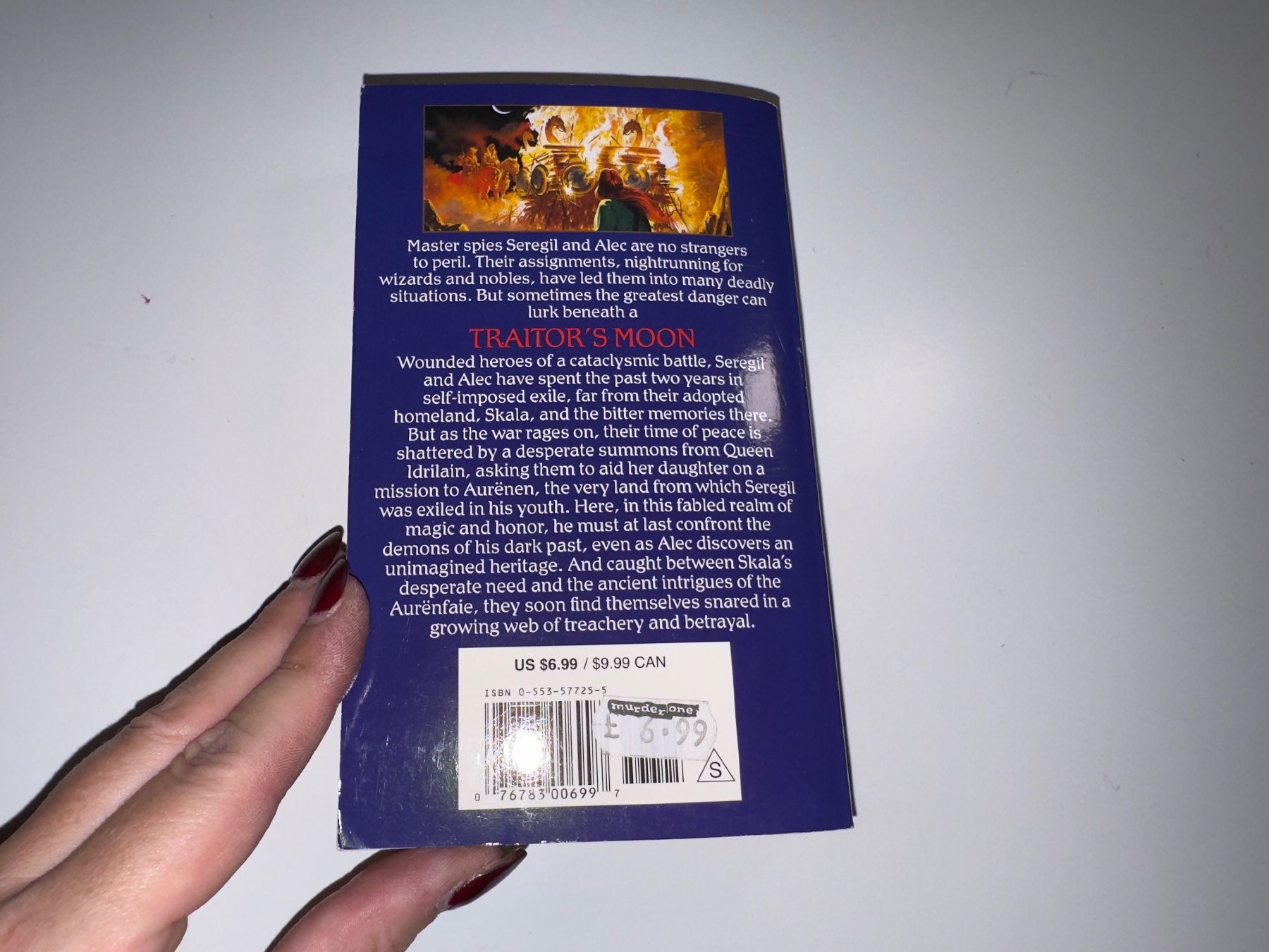Libri: NOVEL: Lynn Flewelling, Traitor's moon – Usato da Grosswangen venduto da English_books 9