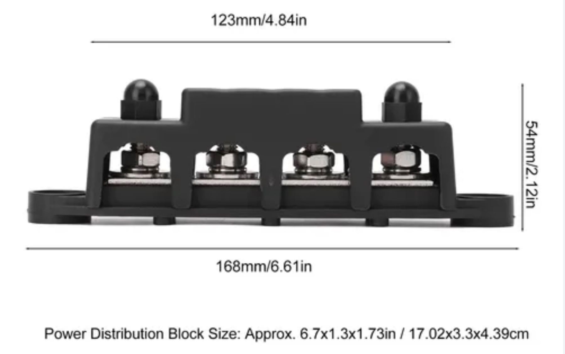 Alimentazione elettrica: 1 mal: Stromverteilerblock 4-Wege neu – Nuovo e nell'imballaggio originale da Siebnen venduto da urbiart 2