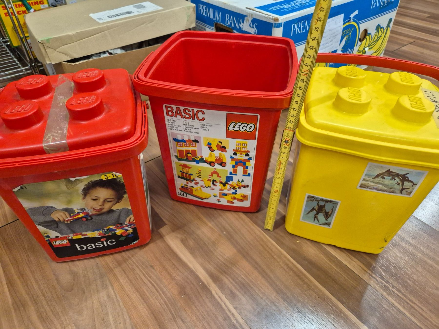 Contenitori & Simili: Vintage Lego Basic Steineboxen, 3 Stück, gebraucht – Usato da Schwarzenburg venduto da Sunny0290
