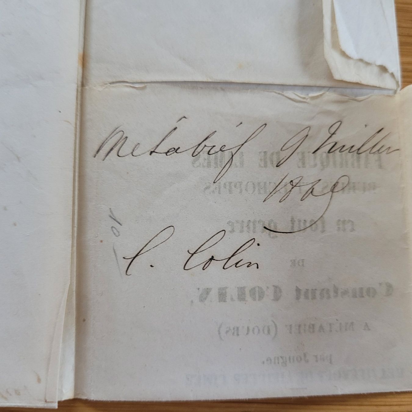 Tutti i francobolli: Document Préphilatélique Vallorbes 1865 Le-Sentier – Usato da Biel/Bienne venduto da Destockweb 2