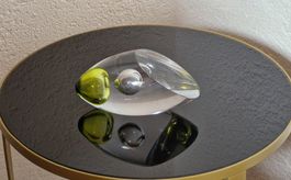 🫟Orrefors Sweden Crystal Glass Art Big Double Bubble Green