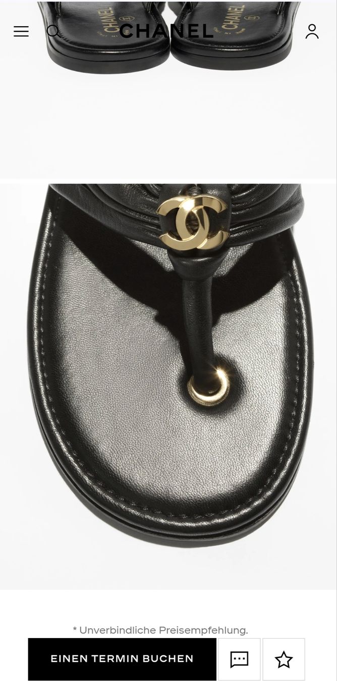 Chanel Chaussures femmes: CHANEL COCO BEACH 2026 Flip Flop aus Leder – D'occasion à Erlenbach ZH par nlh 6