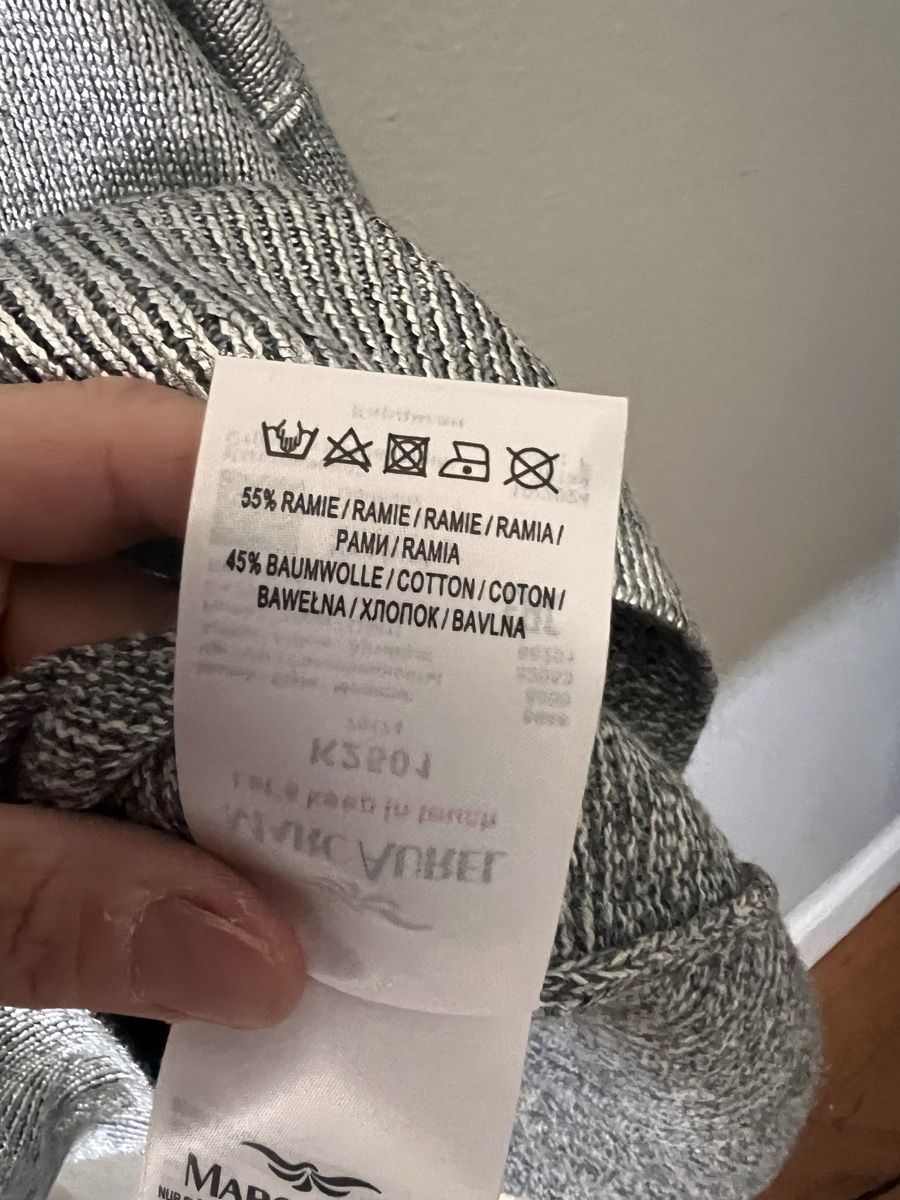 Giacche: Damen Strickjacke Silber Grösse 40 Marc Aurel – Usato da Solothurn venduto da Brini06 3