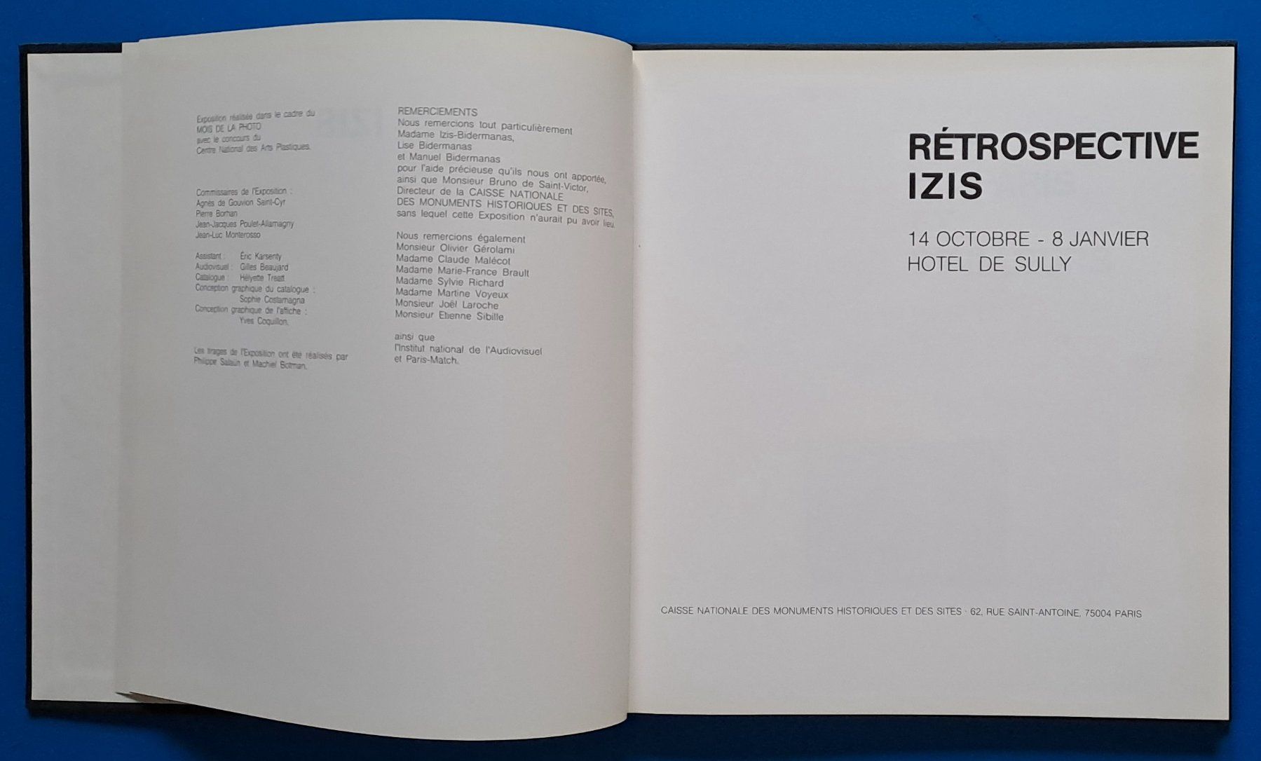 Libri: IZIS RÉTROSPECTIVE Erstausgabe 1988 – Usato da Zürich venduto da archiphil 2