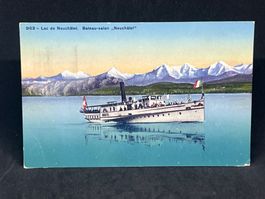 Lac de Neuchâtel. Bateau-salon "Neuchâtel"