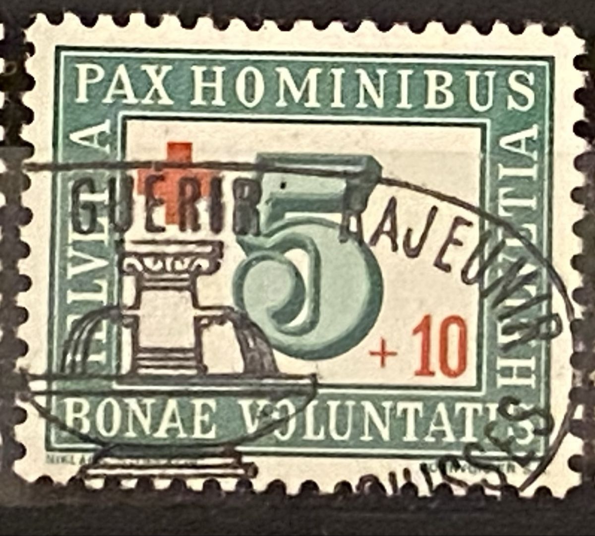 Tutti i francobolli: Timbres PAX -  Suisse – Usato da Petit-Lancy venduto da Solcarm 1