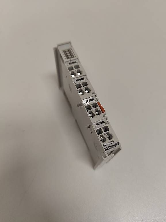 Beckhoff Componenti elettronici: Beckhoff EL2008 - Module sorties digitales 8x24V (x2) – Usato da Pâquier-Montbarry venduto da joris.blanc