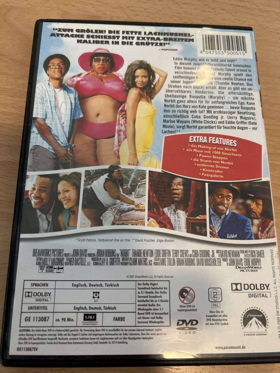 Tutti i DVDs: DVD Norbit – Usato da Kreuzlingen venduto da jamie45 1