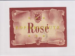 Etikette für Wein - Rosé /bd