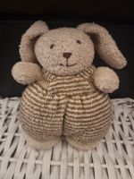 Stofftier Hase braun gestreift gut erhalten Happy Horse