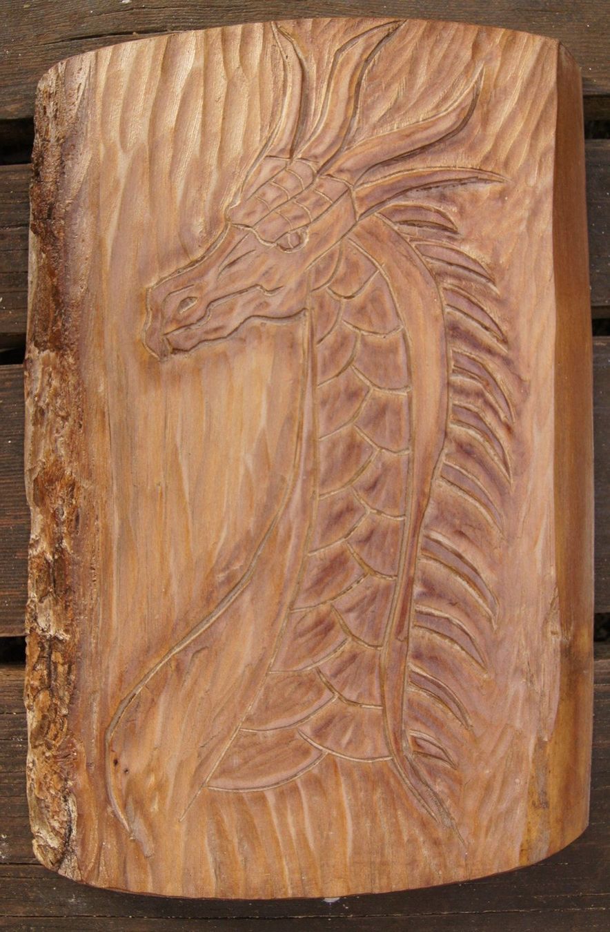 Skulpturen & Statuen: Geschnitzter Drache III – Neu (gemäss Beschreibung) aus Fribourg von erw_68dx