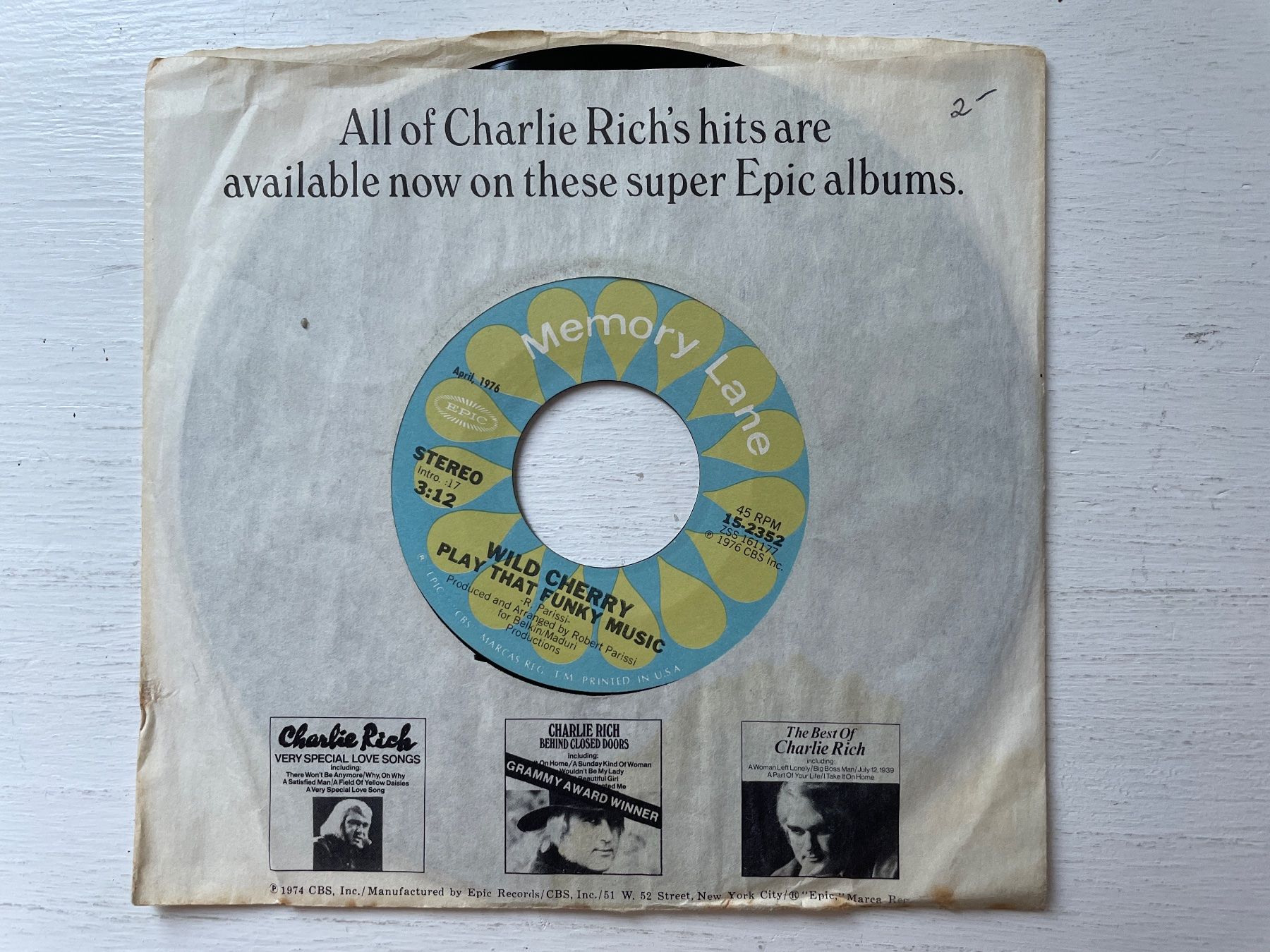 Dischi in vinile: Wild Cherry - Play That Funky Music - 7" Single, 1976 – Usato da Zürich venduto da Andy_t71