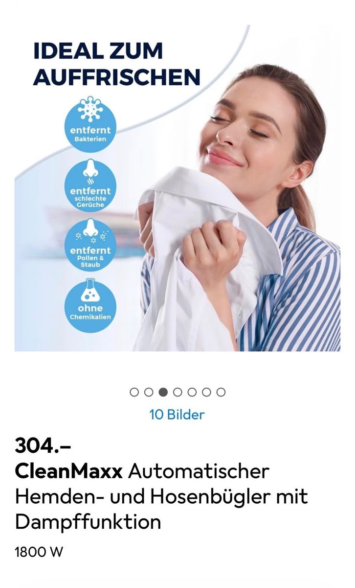 Ferri da stiro: Shirt and Trouser iron – Usato da Zürich venduto da ale_kl9k 2