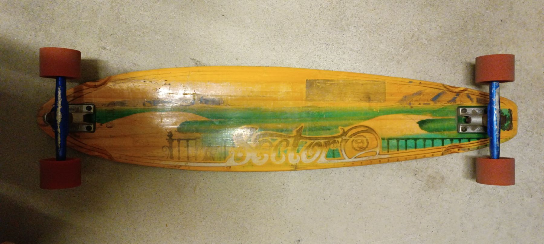 Sector 9 Skateboards: Vintage SECTOR 9 longboard – Usato da Zürich venduto da ZahSam 1