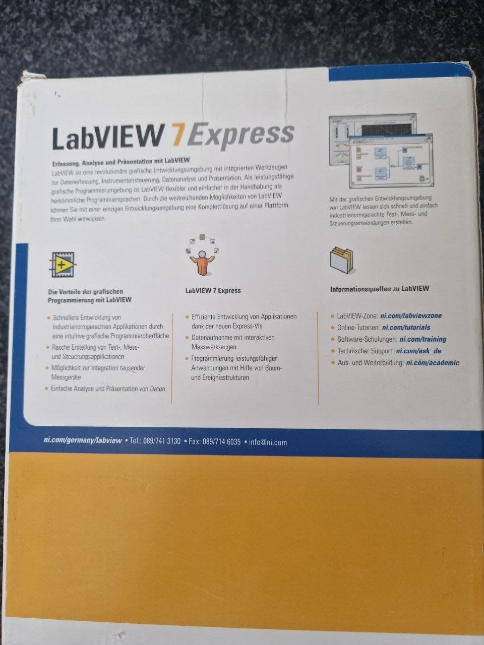 Applications: PC mit LabView7 Express Full DEV inkl. CDs und Unterlagen – D'occasion à Wiesendangen par 27viper27 1