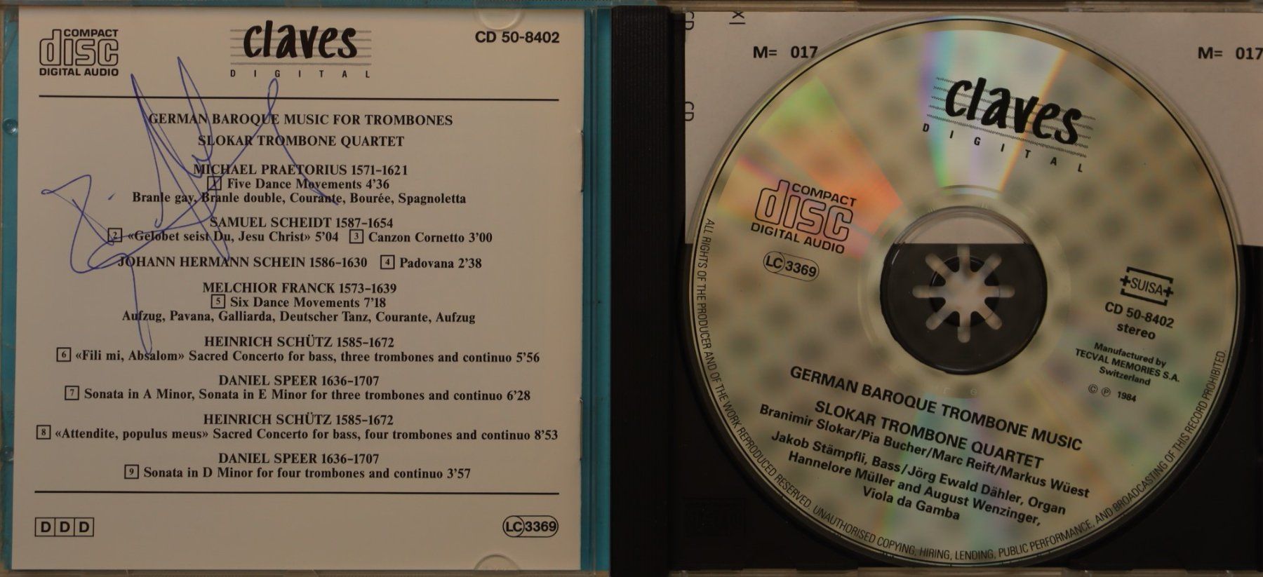 CD: Posaunenmusik des Barocks – Usato da Luzern venduto da CONTENTI 1