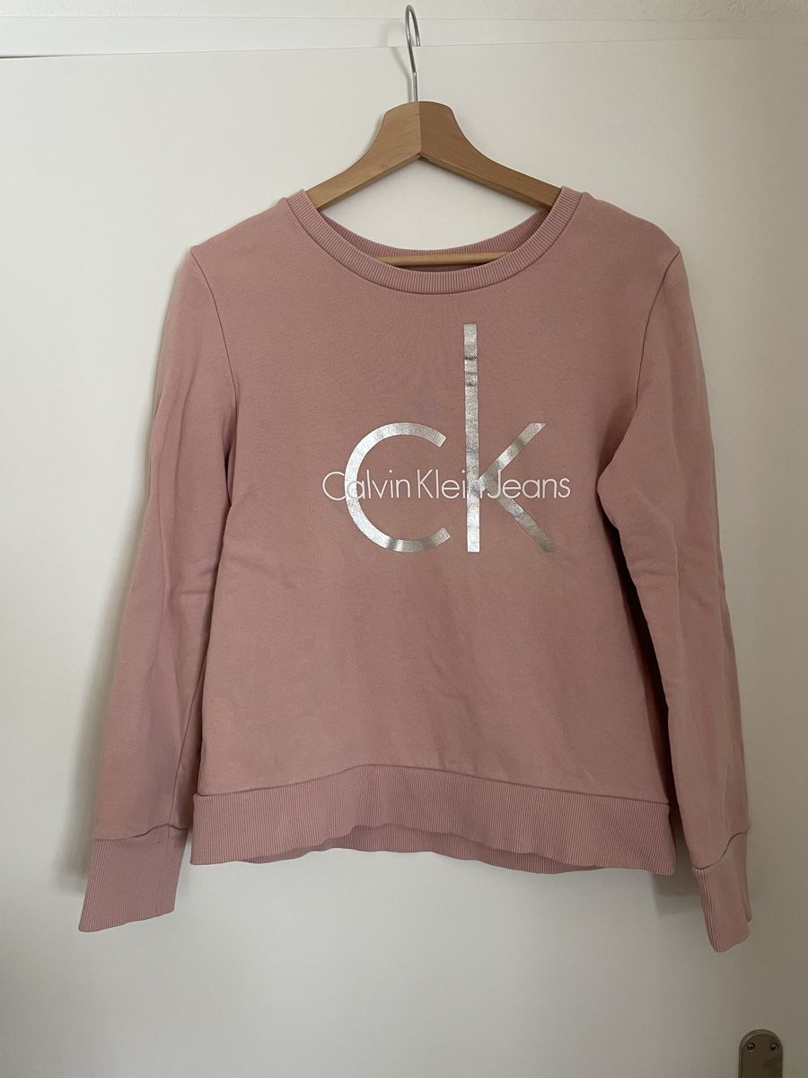 Calvin Klein Maglioni & Felpe: Calvin Klein Jeans Damen Pullover, Rosa, Grösse M – Usato da Mollis venduto da cava10