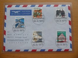 Interessanter Flugpost Beleg nach Australien