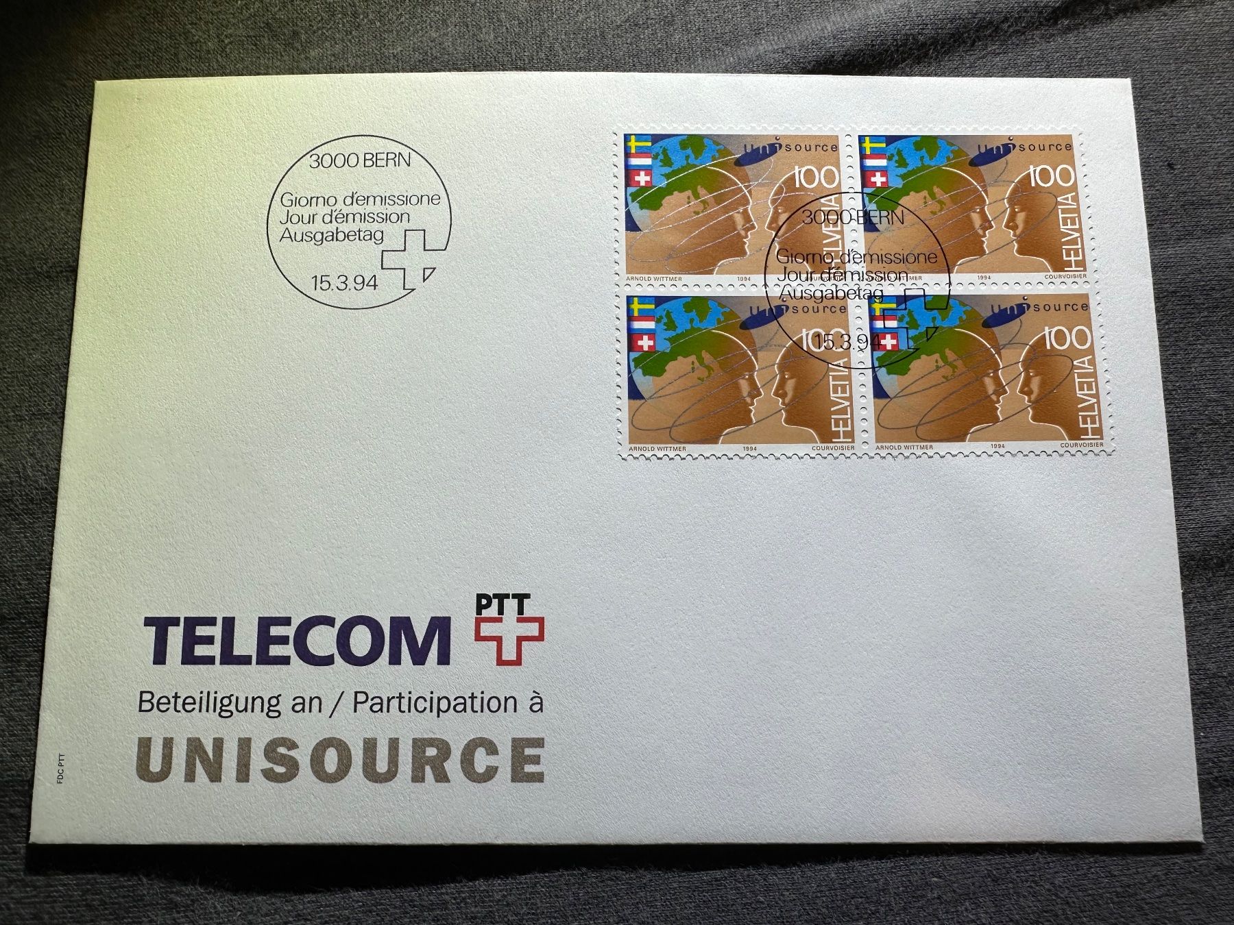 Tutti i francobolli: 1994 FDC Ersttagumschlag – Usato da Stettfurt venduto da 2442