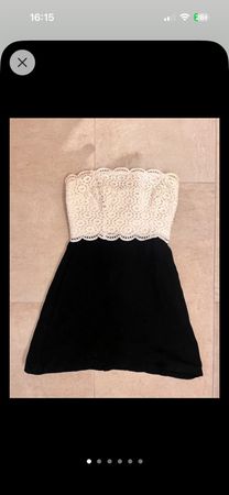 Sandro Paris Sommerkleid Spitzentop Gr. 36