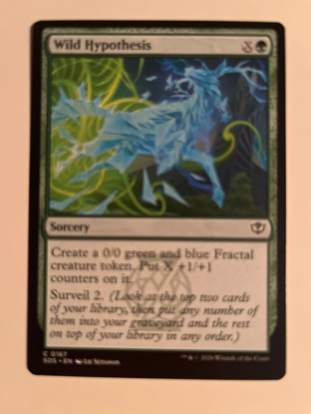 Magic The Gathering Cartes à collectionner: 1 x Wild Hypothesis - Magic: The Gathering - MtG – D'occasion à Kriens par Shadi1980