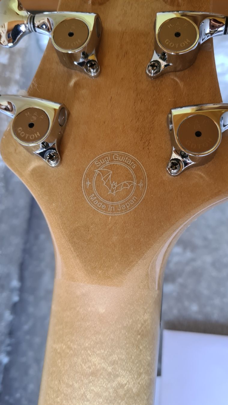 Strumenti musicali: Sugi DS496 6AQM Autumn Leaf Burst – Usato da Gams venduto da meshuggah263 4